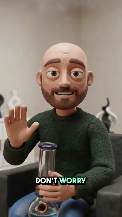A claymation app ad — denial as the hook